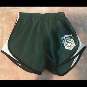 Slytherin athletic shorts
